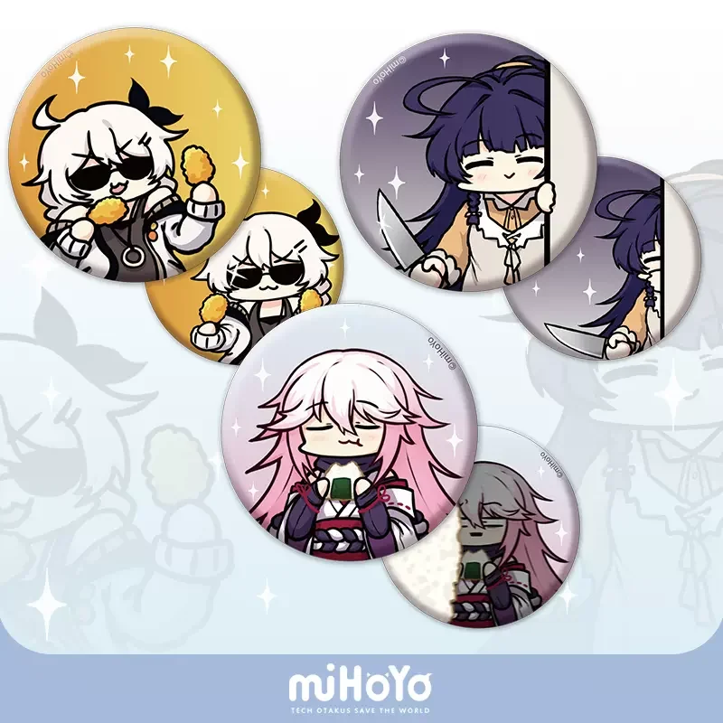 

Sunsyea Honkai Impact 3-й официальный товар miHoYo, оригинальный подлинный тематический брелок с подвеской, набор из 10 предметов