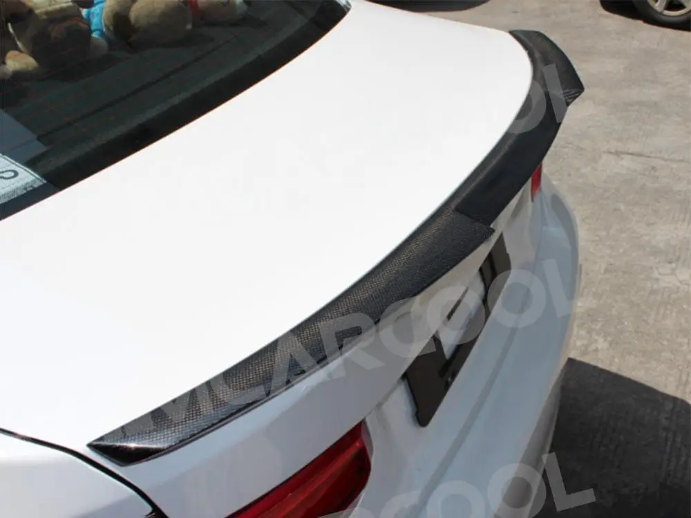 Car Rear Trunk Spoiler for BMW F30 F35 F80 M3 4 Door Sedan Dry Carbon Fiber Rear Boot Wing Car Styling 4 Styles