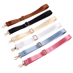 1pcs 120x2.5cm Black Adjustable Nylon Shoulder Bag Belt Replacement Laptop Crossbody Camera Strap Handbag Bag Handles