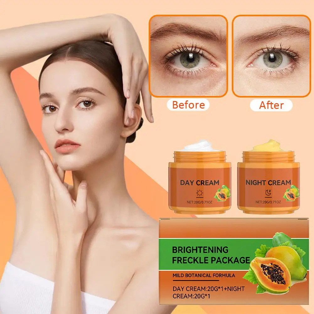 كريم تبييض البابايا يزيل النمش وتفتيح التصبغ الداكن وتنعيم البقع كريم ترطيب الوجه 40 جرام