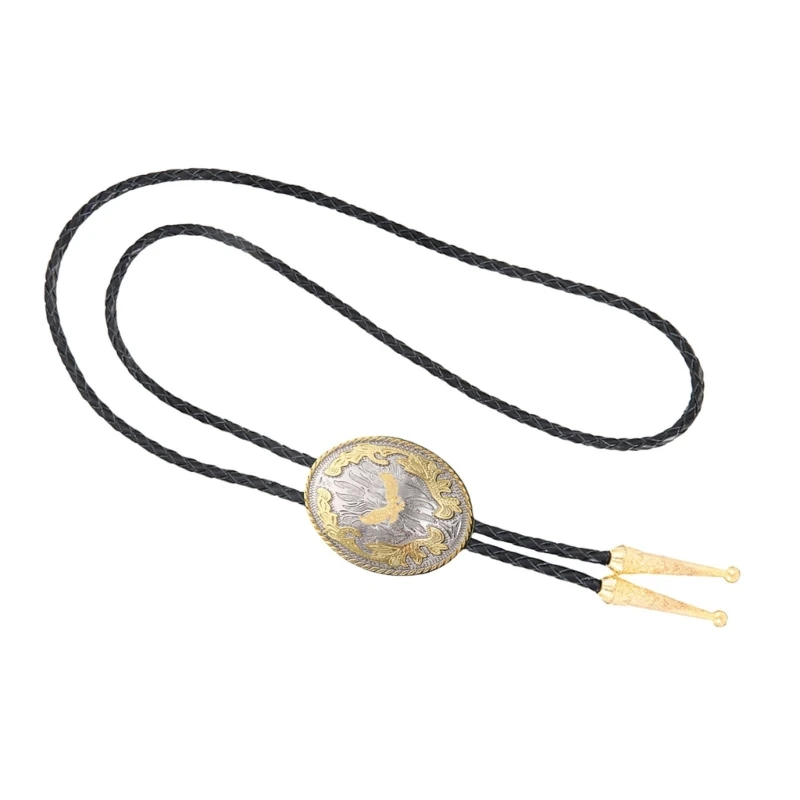 Couple Casual Necktie Cool Retros Bolo Tie Necktie Stainless Steel Bolo Tie for Men Clothes Fashion Accessory