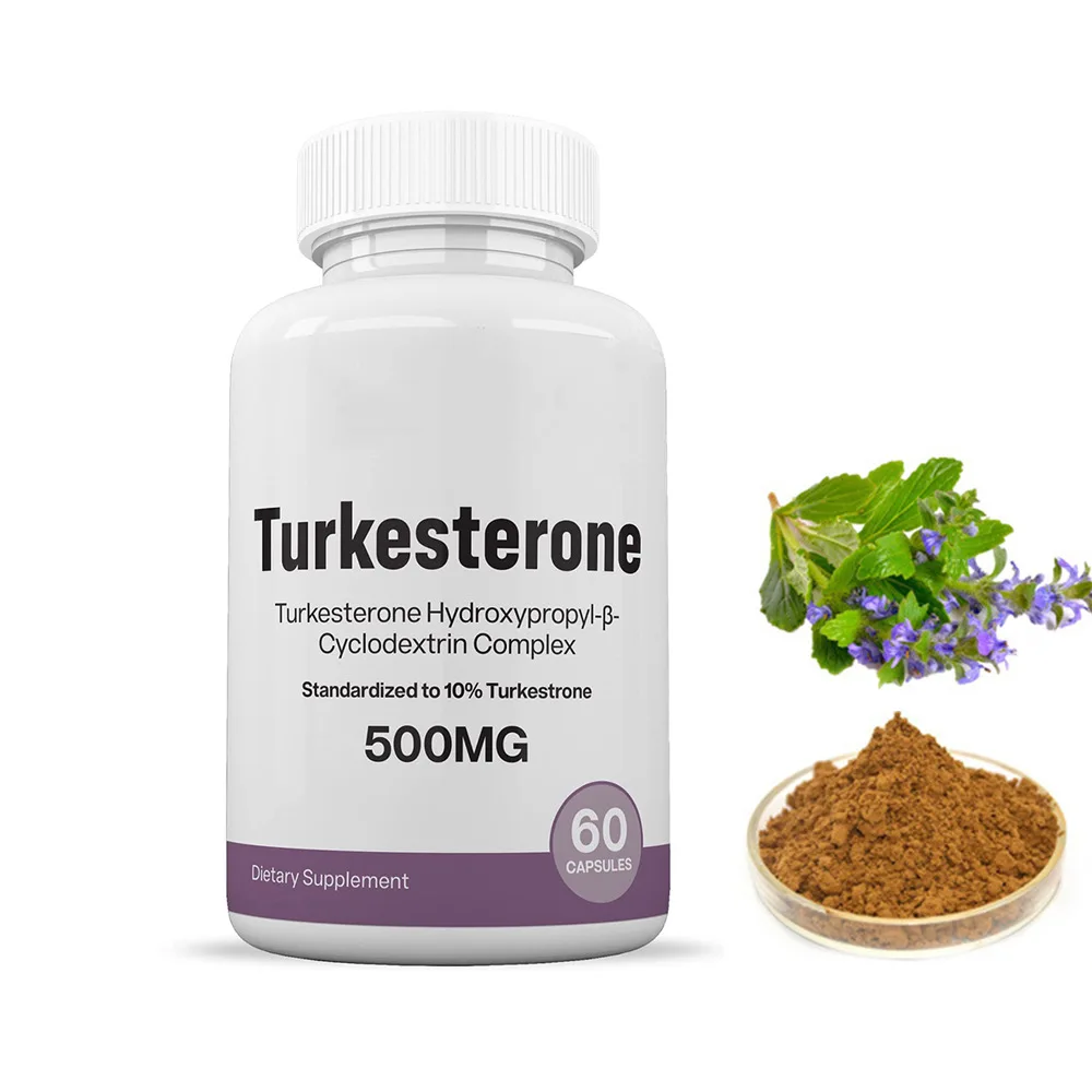 500Mg Turkesterone Capsules 10% Dietary Supplement Helping increase muscles