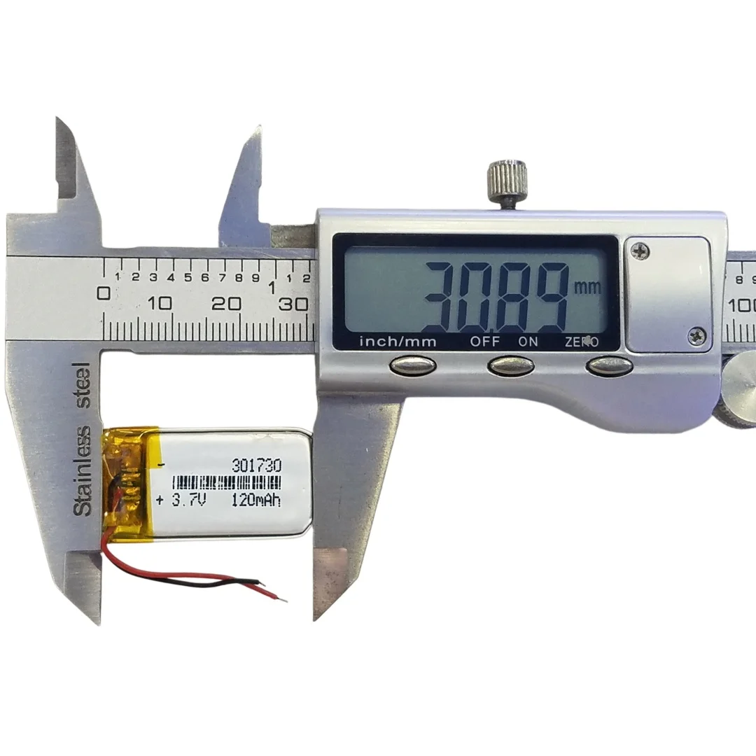 301730 Lithium Battery Compatible 031730 251730 301830 For Bluetooth Headset Smart Bracelet 120mAh