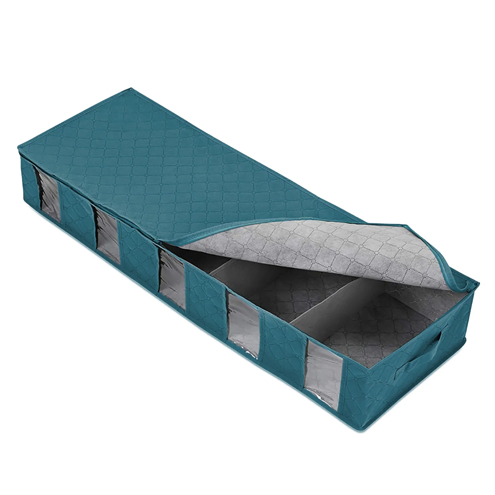 Delication Large Under Bed Storage Boxes Thick Breathable Underbed Clothes Storage Bags Closet Organizer Rangement Organisation