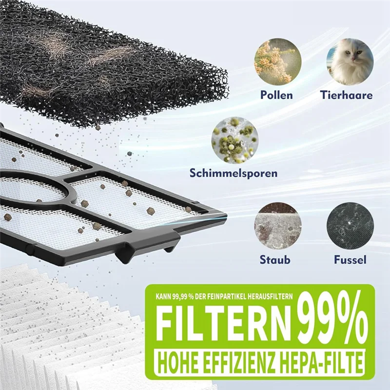 

HHO-For ECOVACS DEEBOT T30 PRO Omni / T30 Omni / T30 Max Robot Vacuum Cleaner Parts Main Side Brush HEPA Filter