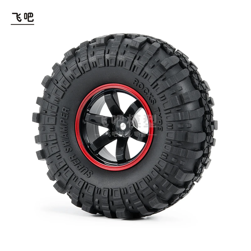 

1.9 Inch Tire Skin Wheel Hub Combination for 1/10 RC Crawler Car Traxxas TRX4 Defender Blazer RC4WD D110 Car DIY Accessaries