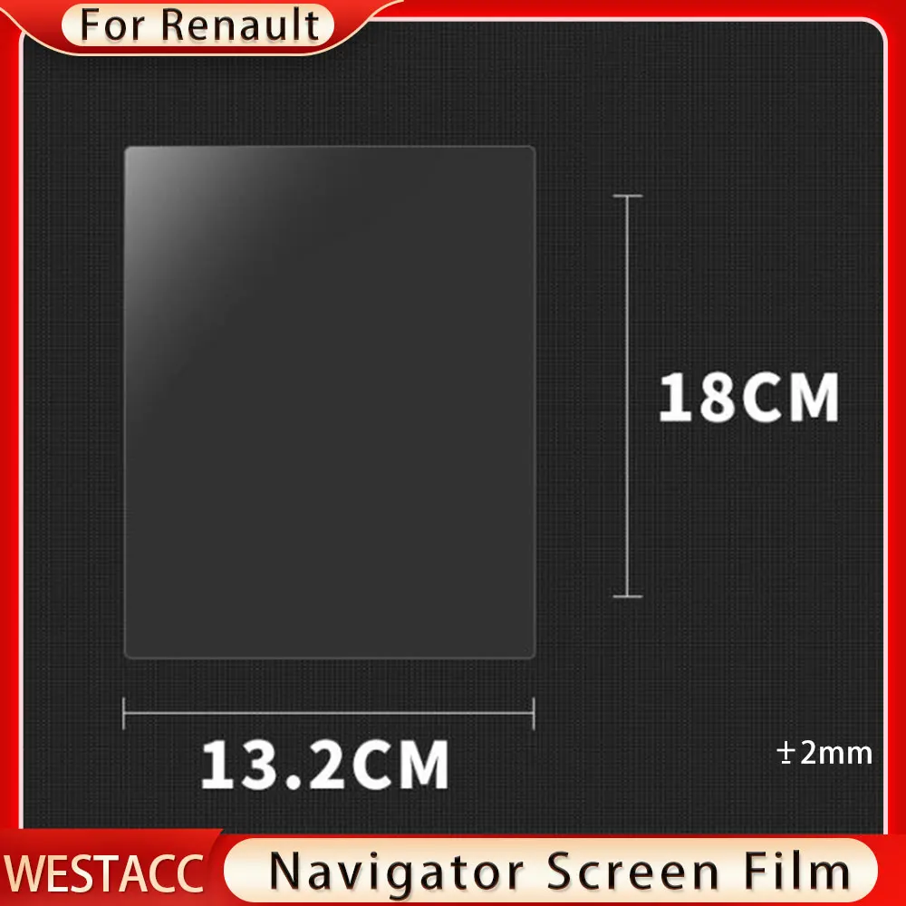 Tempered Glass Car Navigation Screen Protective Film for Renault Koleos Samsung QM6 2016 - 2021 GPS Screen Interior Accessories