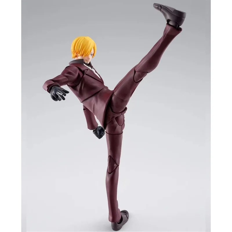 Bandai-figura de acción de One Piece para niños, modelo de juguete de S.H.Figuarts SHF, Sanji, Raid, Onigashima, Eustass, 100% Original