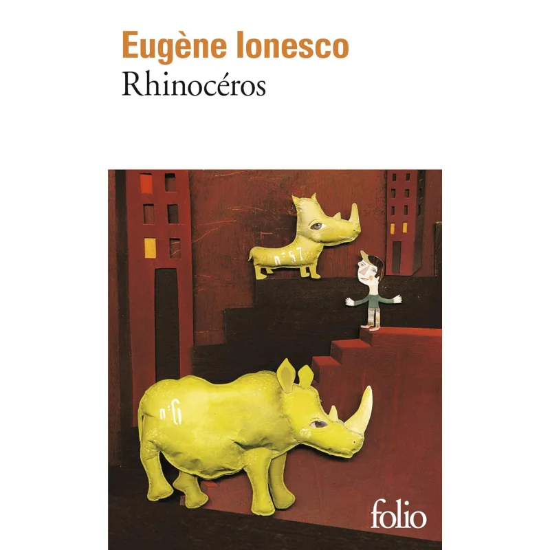 หนังสือ Rhinoceroses Eugene Ionesco FOLIO 9782070368167