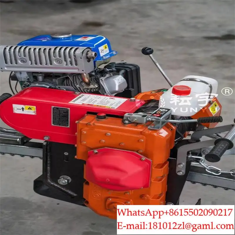 Mountain orchard single track machine agricultural rack type self-propelled climbing gasoline power transport train accessories