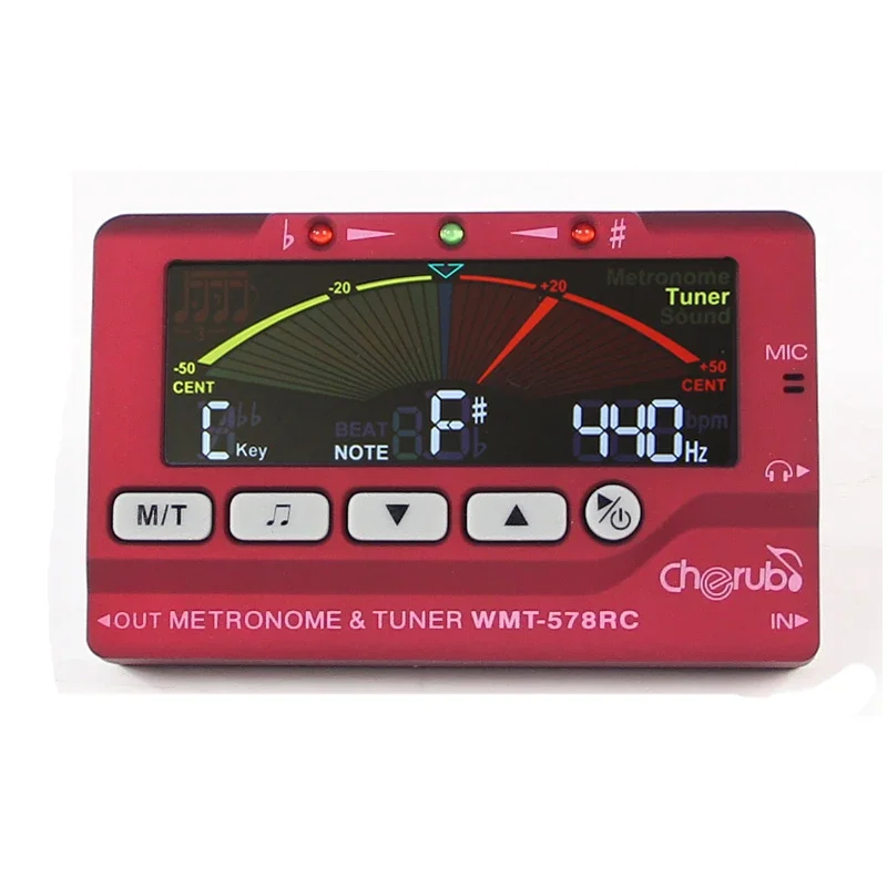 WMT-578RC flute/saxophone tuner, wind tuner, metronome