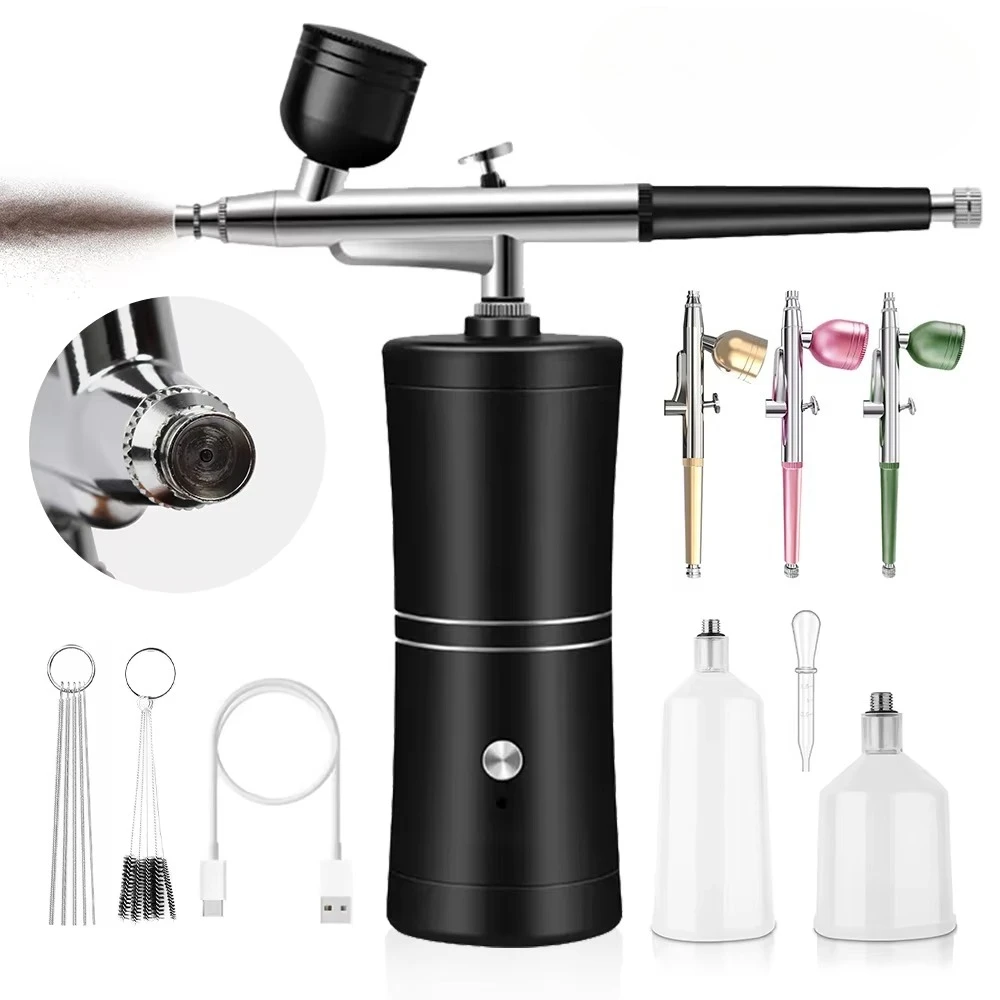 

Private Label 6 Color Beauty Spray Gun Makeup Salon Brow Stain Tool Set Airbrush Brow