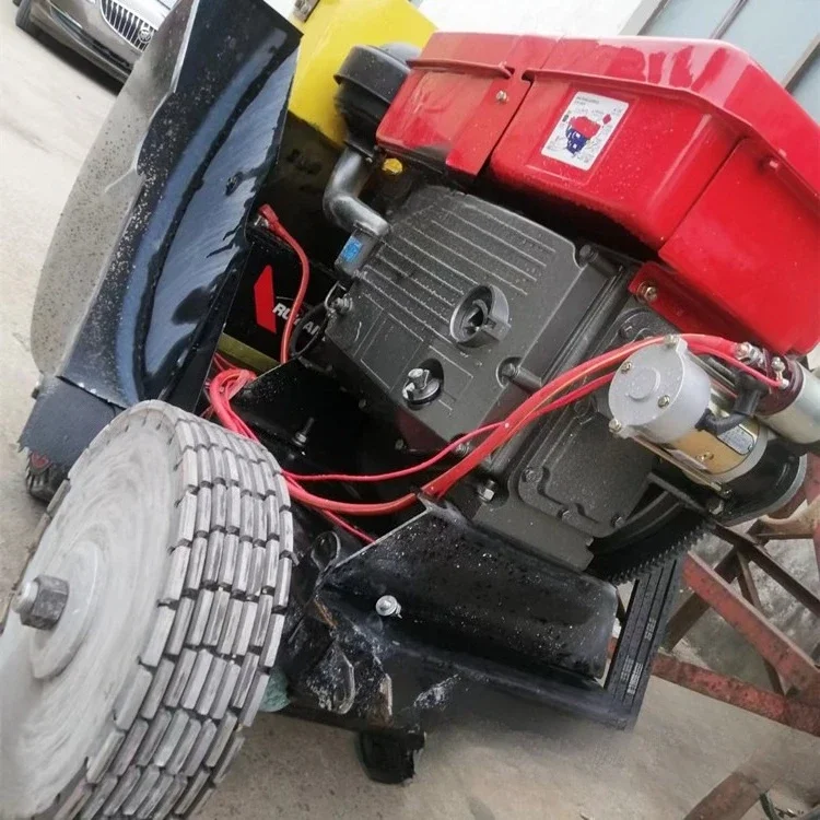 Supply Concrete Pavement Grooving Machine Road Diesel Grooving Machine Self-propelled Pavement Grooving Machine