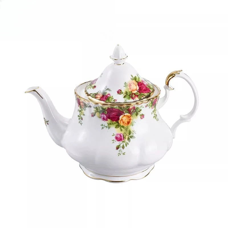 

Rose tea set 15-piece coffee cup and saucer set British style