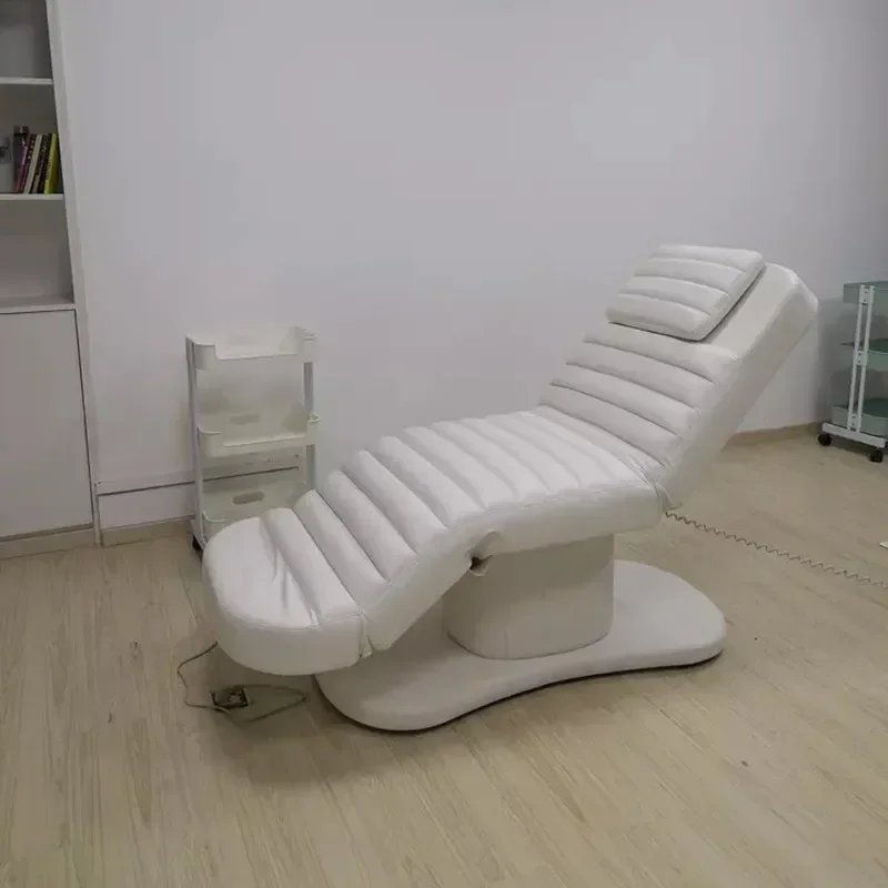 Cama de beleza elétrica multifuncional ajustável tatuagem bordado corpo levantamento automático fisioterapia cadeira cabeça buraco