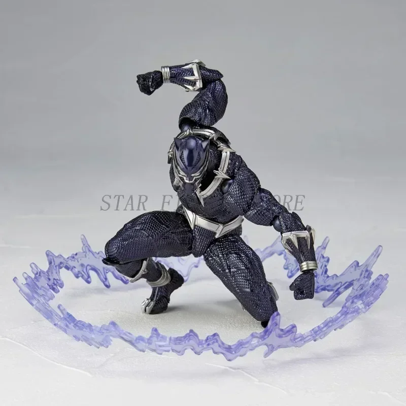レボルテック 山口フィギュア ブラックパンサー アクションフィギュア デッドプール ヴェノム モデル ウォカンダの王 ブラックパンサー チャラ おもちゃ