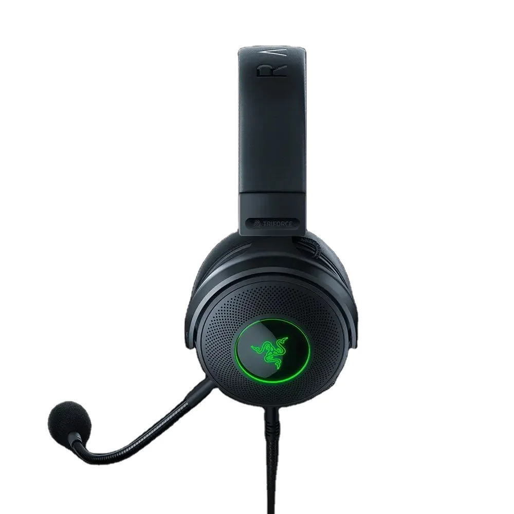 Razer Kraken V3 Wired RGB Gaming Headset 7.1 Surround Sound Wired Headphone USB PC Wired Headset