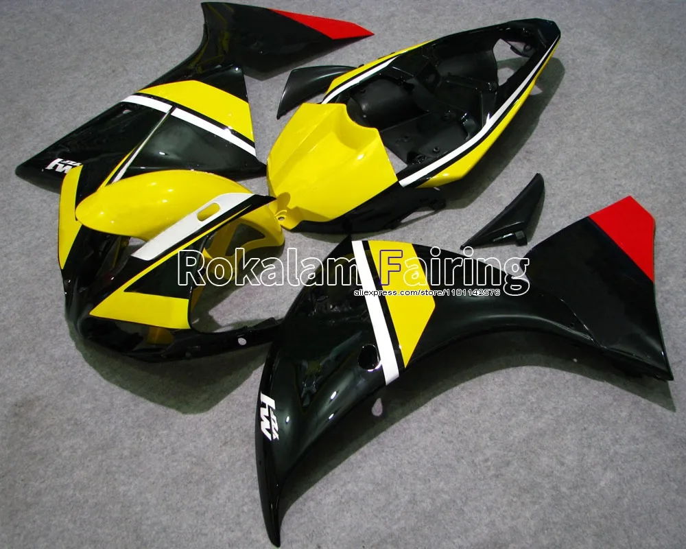 Motorcycle Fairing For Yamaha 2009 2010 2011 YZF-R1 YZFR1 YZFR1000 YZF R1 Yellow Black Red Body (Injection molding)