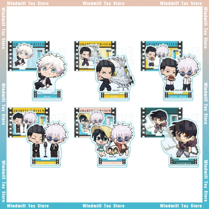 

В наличии Jujutsu Kaisen Gojo Satoru персонаж стоящая модель Nijigen акриловая мезонин игровая периферия коллекция игрушечных орнаментов