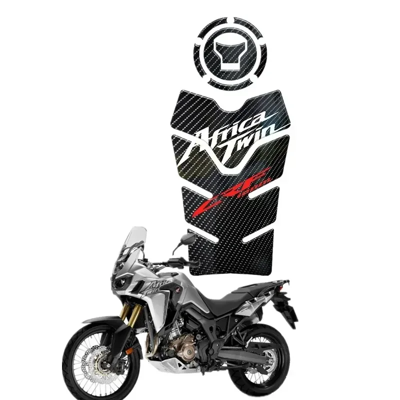 

Для HONDA CRF1000L AFRICA TWIN защитная накладка на бак мотоцикла 3D Gel Sticker Decal Carbon Fiber CRF1000 L -1 Moto