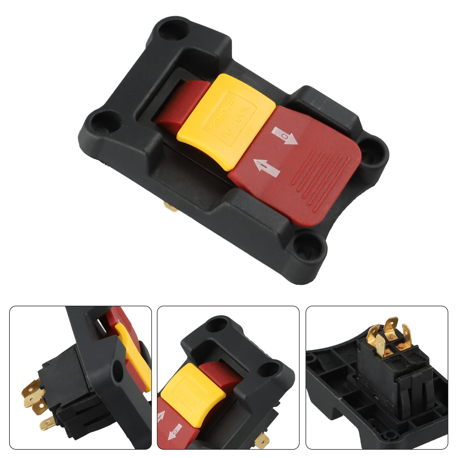 Electric Locking Key Switch Power Tool Operation Convenient Mounting Operating Cycles: 6E3 Removable Key For Drill Presses