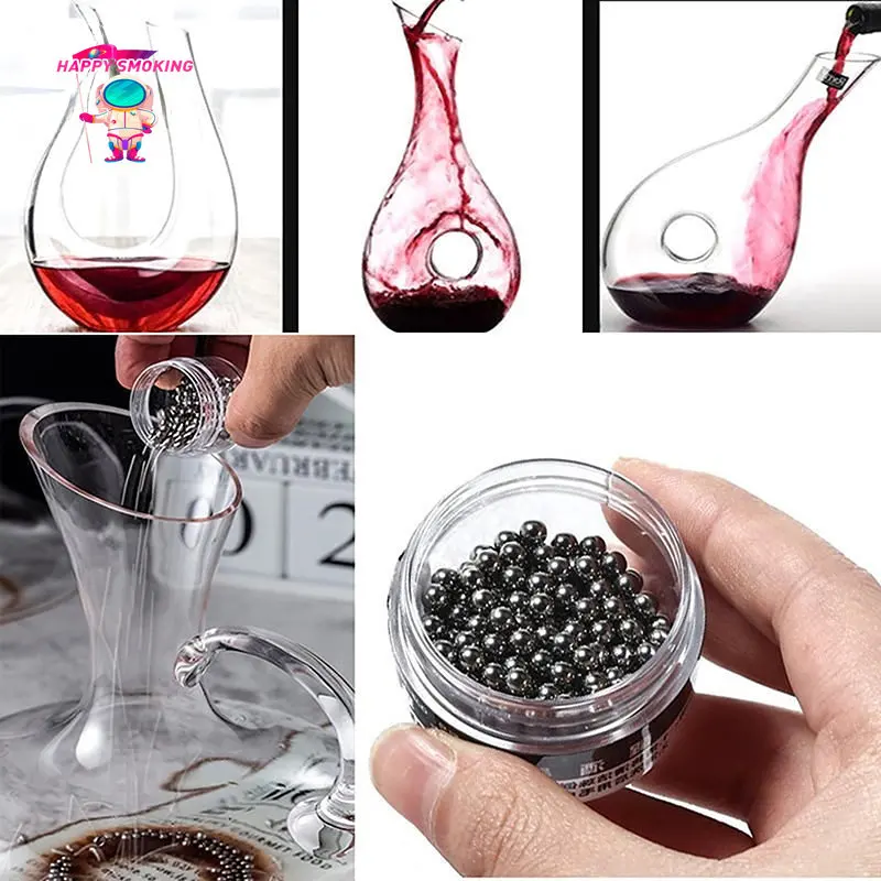 HAPPYSMOKING 200pcs/Lot 304 Stainless Hookah Shisha Bottle Cleaning Steel Balls for Wine Tea Stains Bottle Tool Chicha Accessory