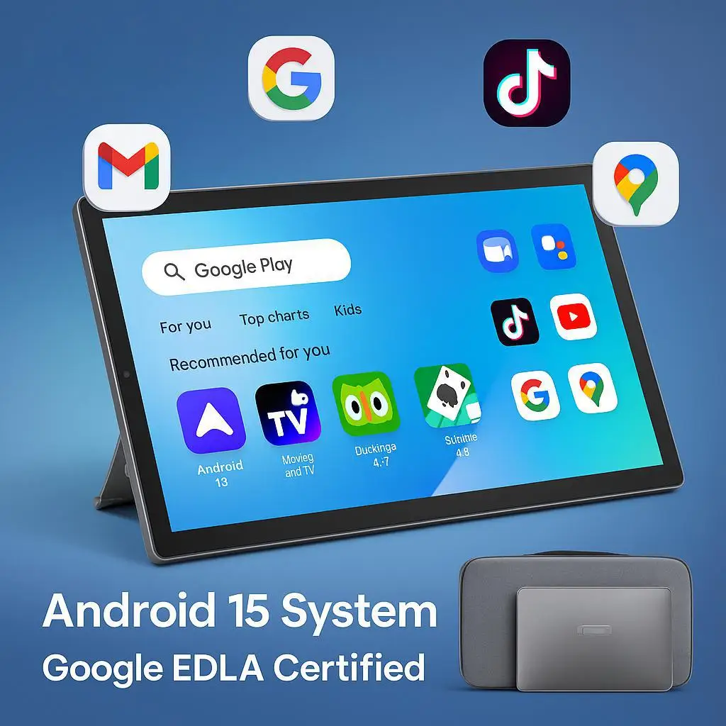 حار بيع المشي بواسطةي 21.5 بوصة شاشات كريستال بلورية الكل في واحد الكمبيوتر اللوحي 1080P أندرويد 15 شاشة تعمل باللمس مع الكاميرا #2