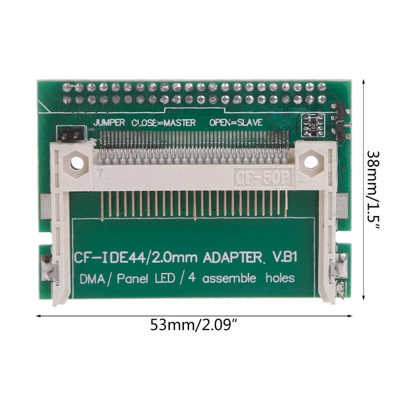 16FB ตัวเชื่อมต่อคอมพิวเตอร์ การ์ดหน่วยความจำถึง 2.5 นิ้ว 40Pin หญิง IDE HDD การ์ดอะแดปเตอร์