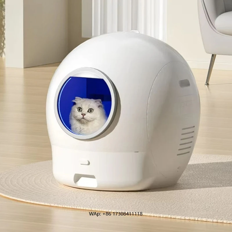 

pet new smart cat toilet self-cleaning cat box multi-cat low noise automatic cat box robot application control