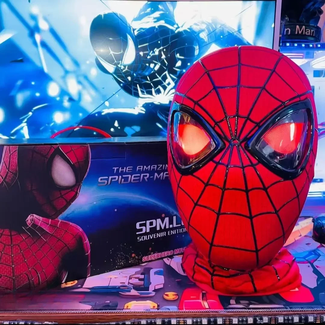 2025 máscara de Spiderman superhéroe Spider-Man adultos niños máscara de Iron-Man niño adulto máscara de Spiderman Anime disfraz de Halloween Cosplay