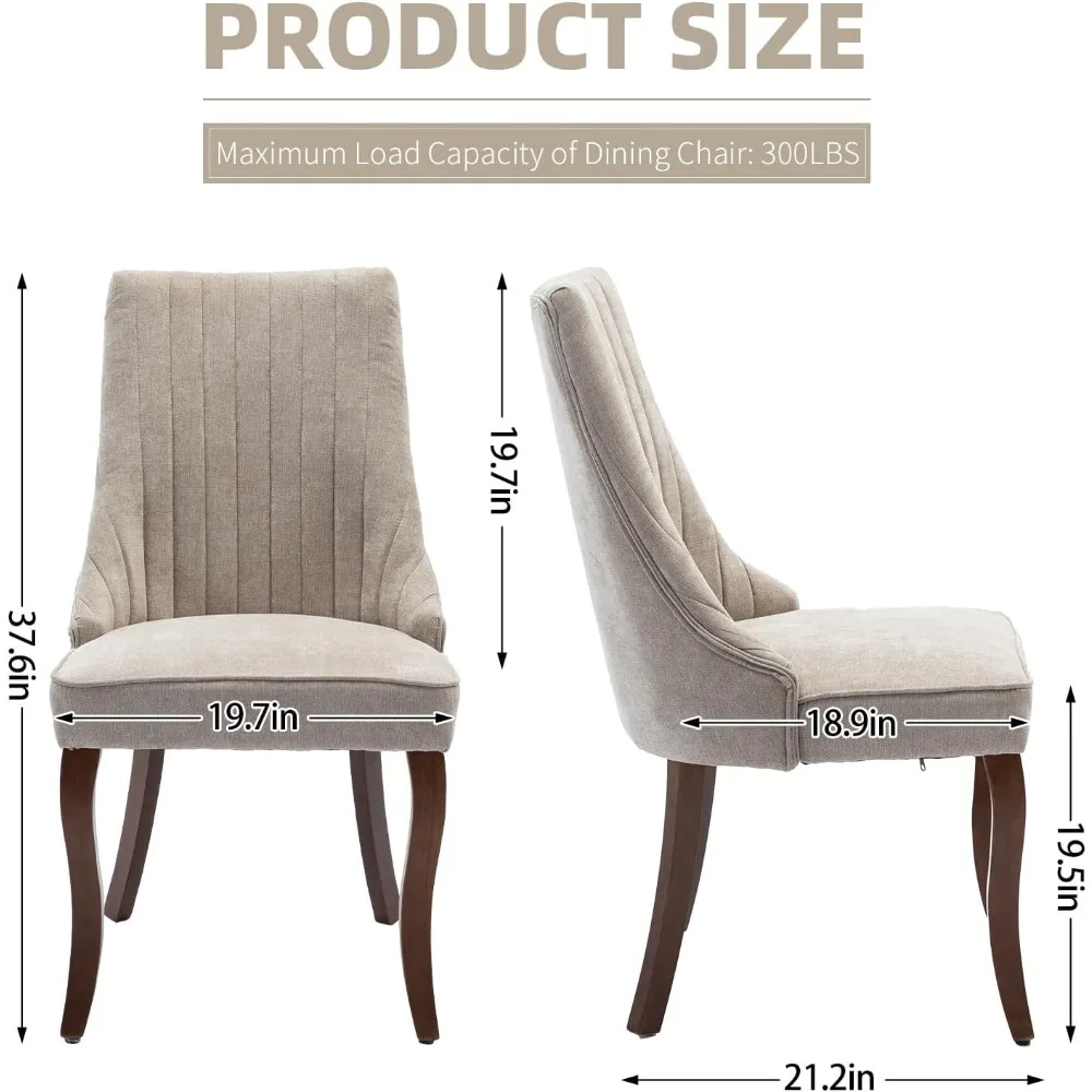 Thumbnail 2 - #18 Upholstered Dining Chairs Comparison Guide