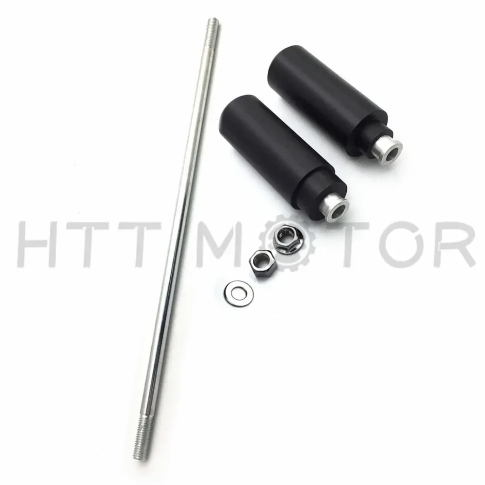 

Black No Cut Frame Slider Crash Protector for Suzuki SV650 S SV1000 DL650 DL1000 All Years Aftermarket Motorcycle Parts