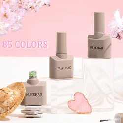 MAYCHAO-esmalte de uñas en Gel, 12ml, 85 colores, geles profesionales para decoración de uñas, barniz UV LED, laca semipermanente para uñas, suministros para uñas