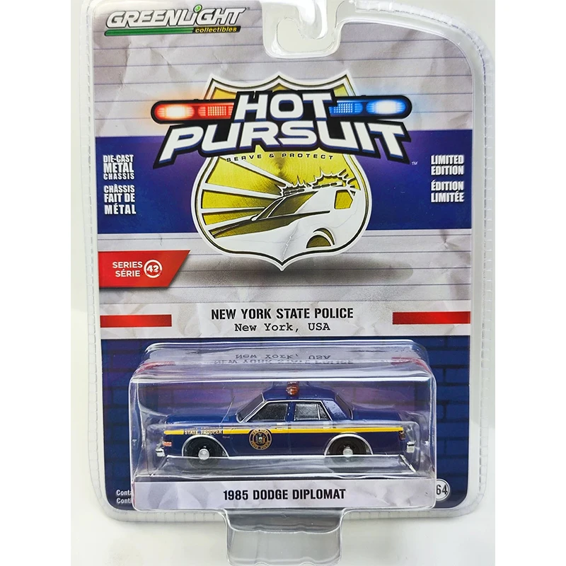 Greenlight 1/64 Proportion Précieux Camion détectée DOT Dodge Diplomat Ford F-250 Série Moulé Sous Pression Modèle Alliage Voiture Enfant Cadeau De Noël