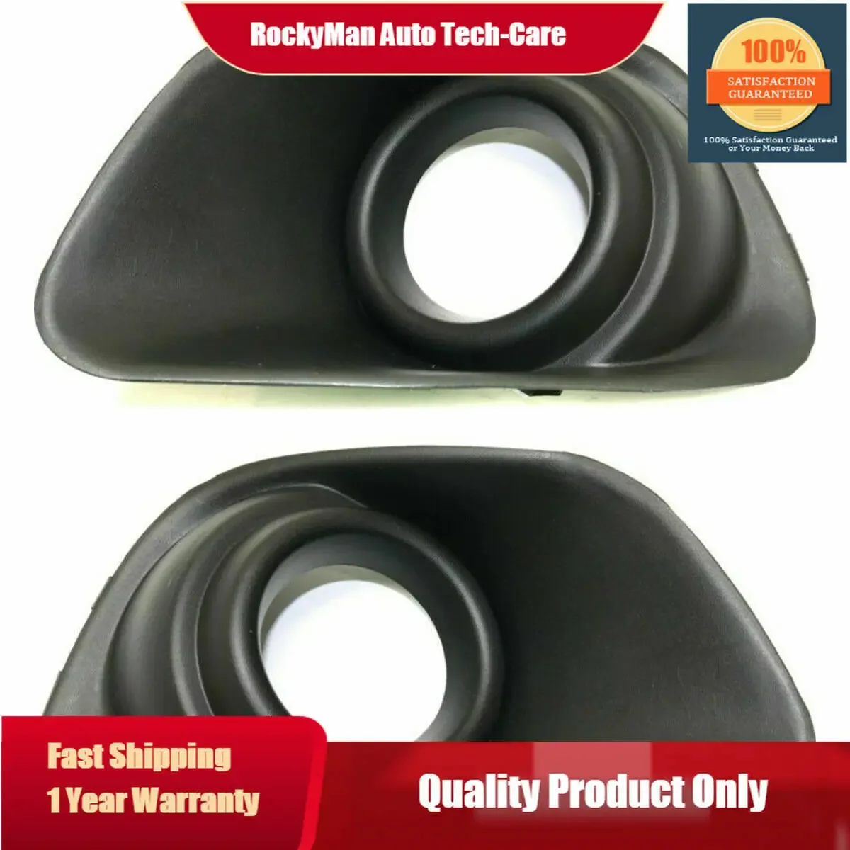 

Fit For Jeep Compass Front Left&Right Fog Light Lamp Trim Cover Bezel 68109870AA 68109871AA