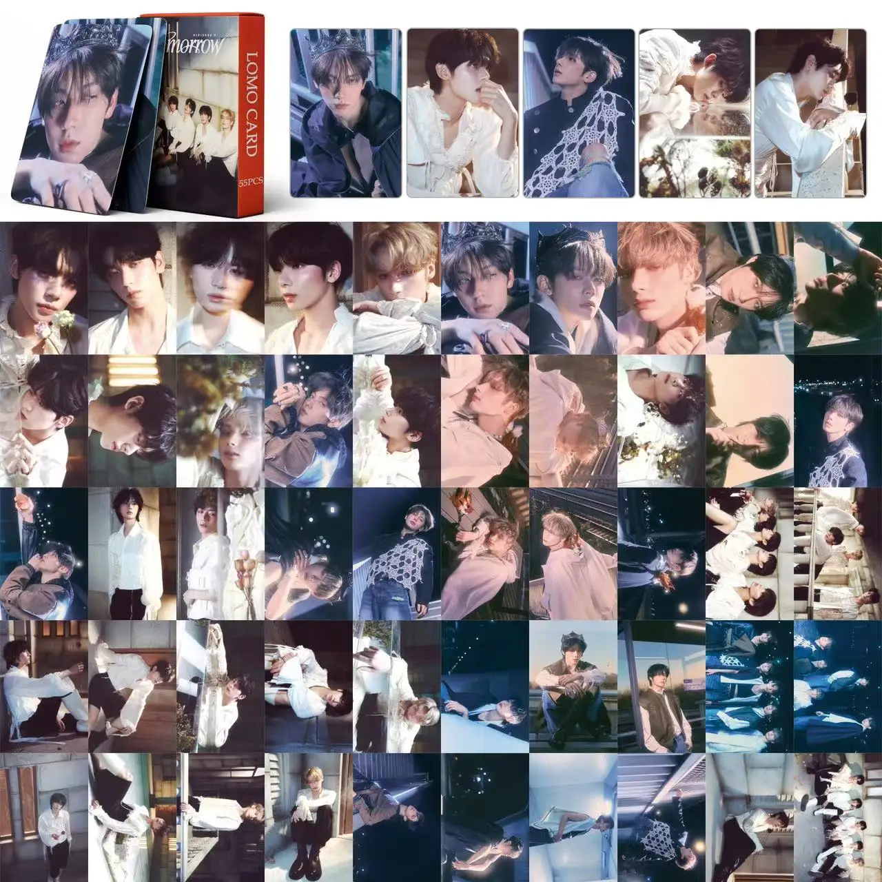 55Pcs Kpop Idol Boy Group New Album ROMANCE:UNTOLD Lomo Cards JUNGWON HEESEUNG JAY SUNOO SUNGHOON NI-KI Photocards Fans Gift