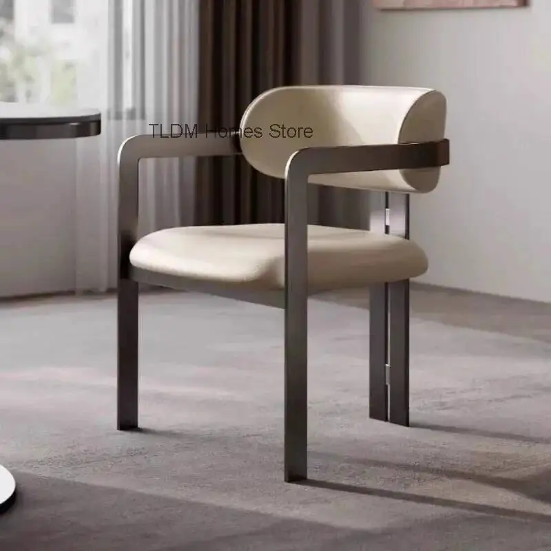 

Italian Light Luxury Chair Modern Aesthetics High Quality Comfortable Chairs Lounge Clear Designer Entrance Muebles Furniture