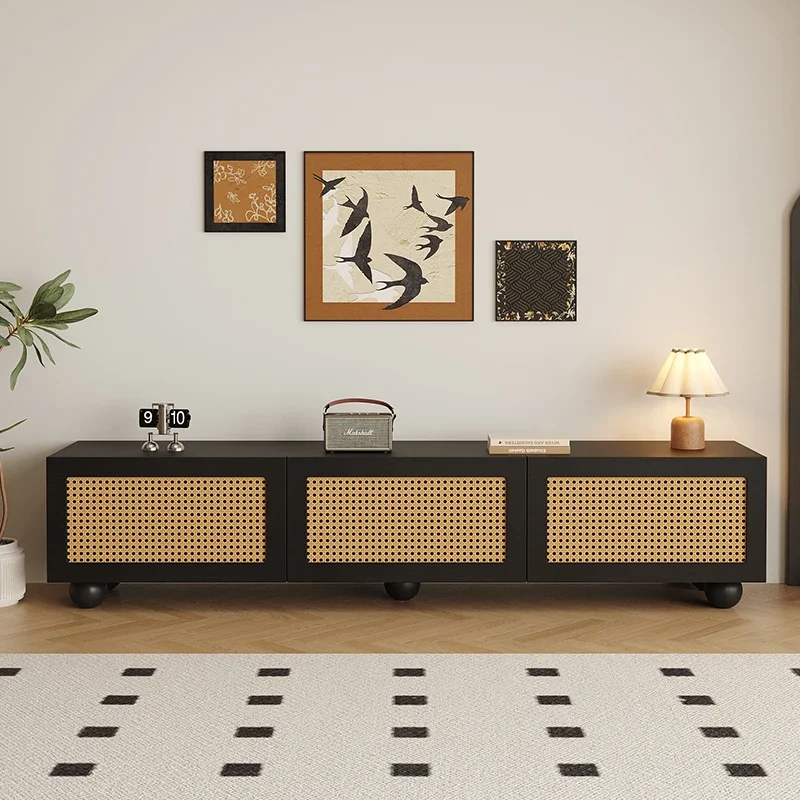 

Floor Retro Tv Stands Display Console Luxury Fireplace Monitor Tv Stands Coffee Salon Nordic Center Wood Muebles Home Furniture