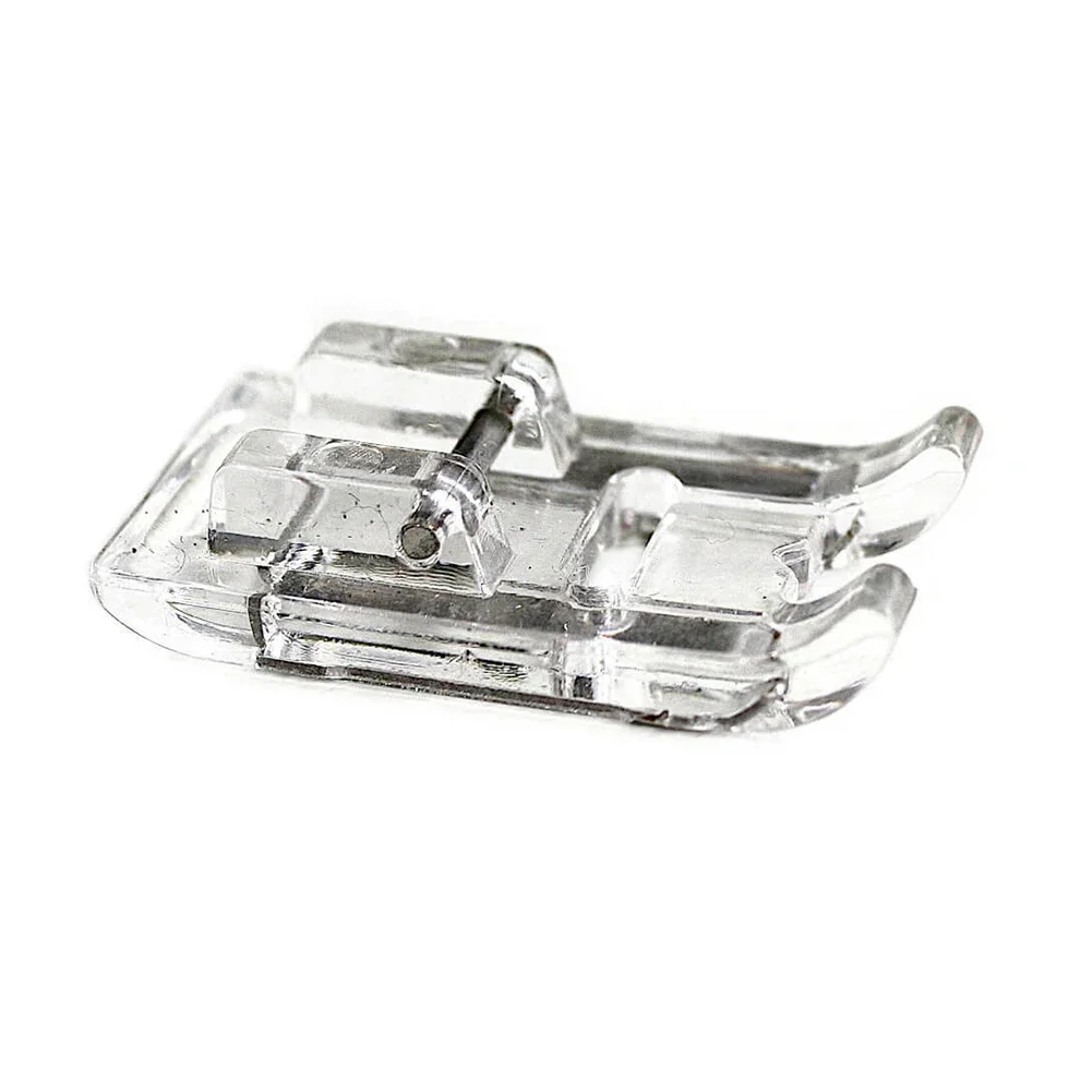 1pc Transparent Domestic Sewing Machine Satin Stitch Presser Foot For Singer Brother Juki Household Sewing Machine Snap-on