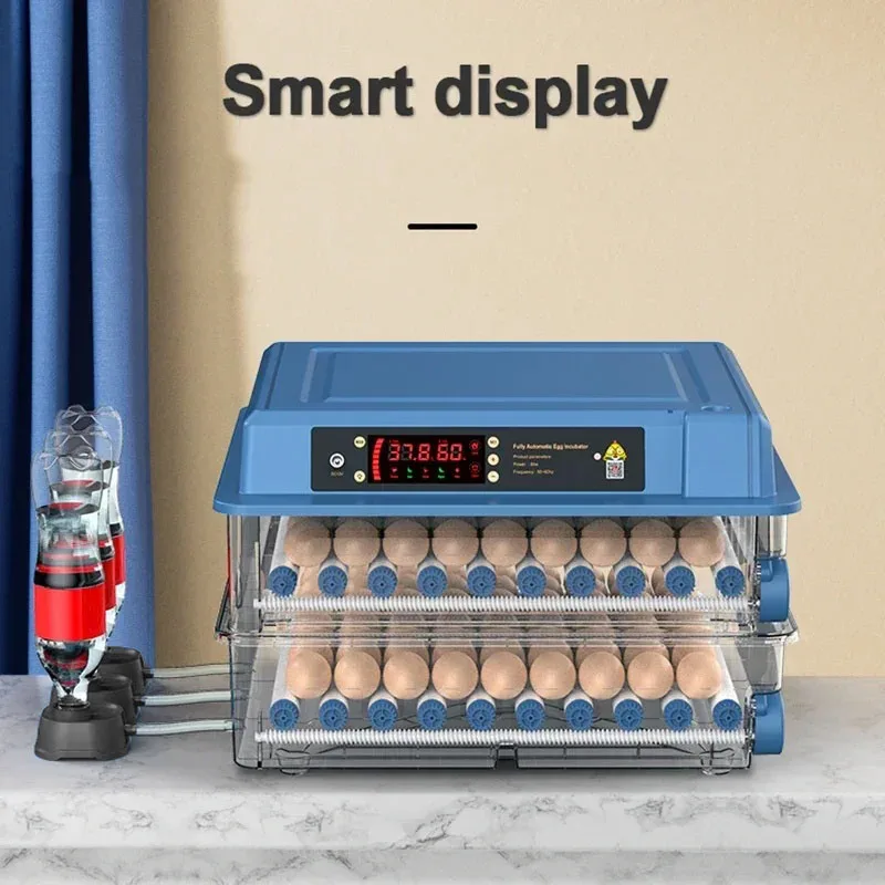 Incubatrice automatica per uova 12/15/24 per covatrice per uova Dual Duct aria calda circolazione interna intelligente incubazione per uova per uso