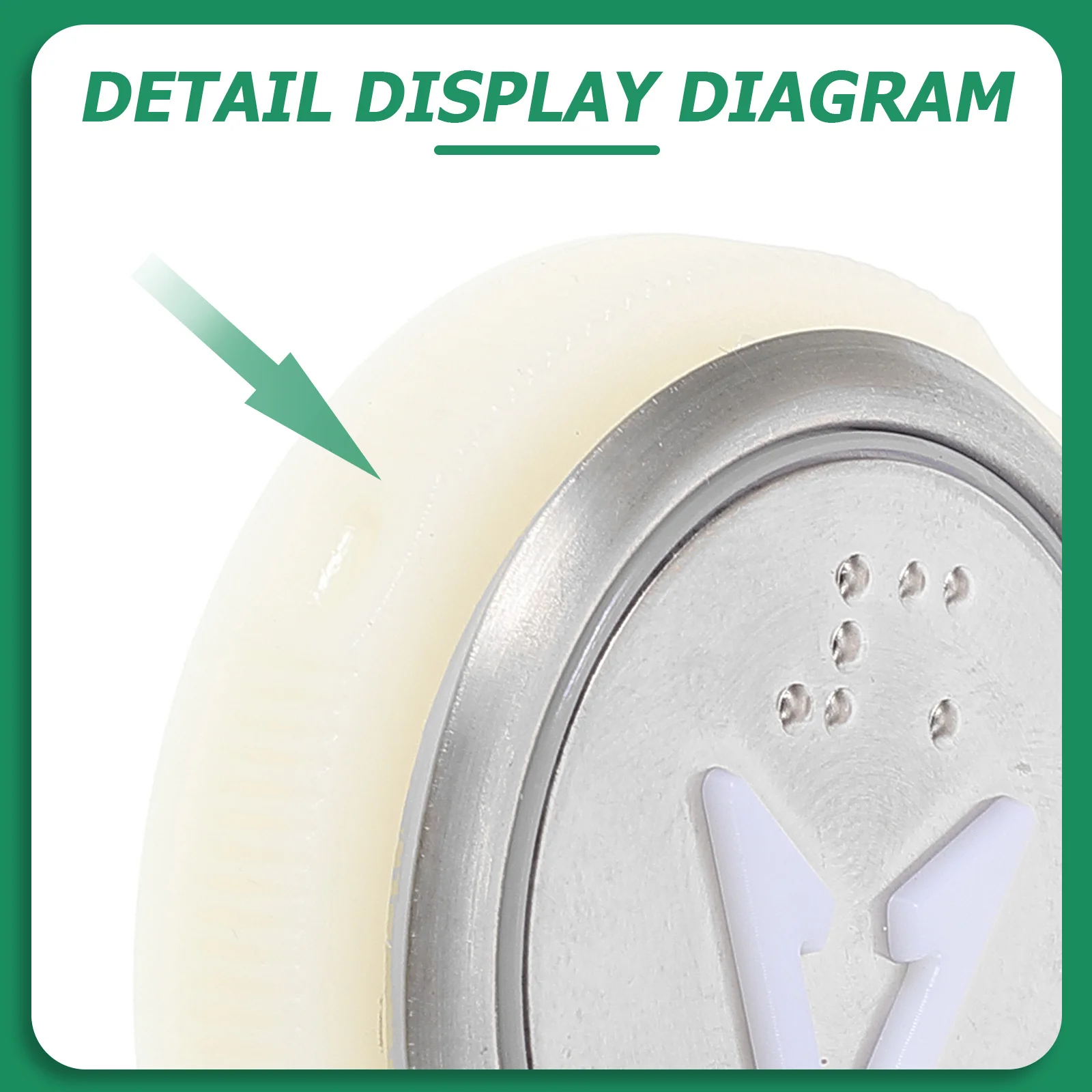 エレベーターボタン 36mm 丸型 ステンレス製 プッシュリリースボタン エレベータープッシュボタン用交換ボタン