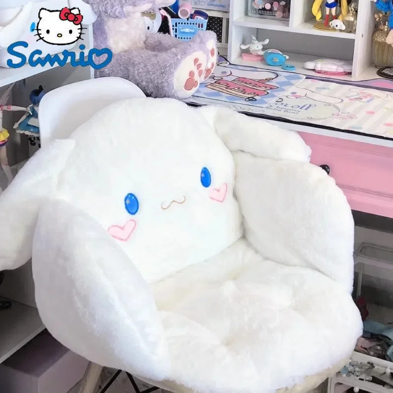 

Sanrio Kuromi Cinnamoroll My Melody Pompompurin понравико плюшевая скамейка Подушка Kawaii аниме плюшевая подушка симпатичная Толстая кукла подарок