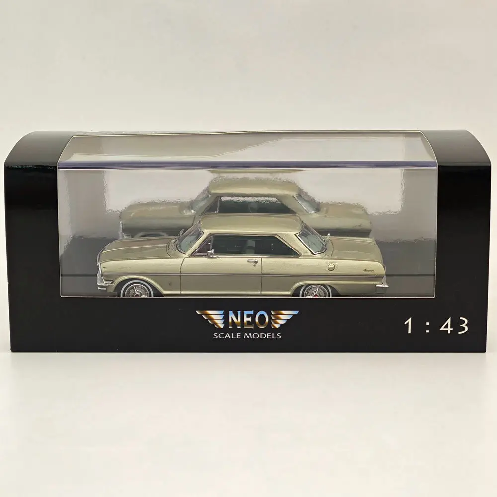 NEO 1/43 for Nova SS 1963 Green Resin Models Car Colllection Auto Toys Gift