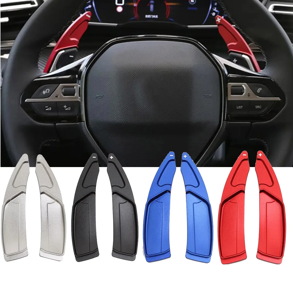 

Car Steering Wheels Extend Aluminum Gear Shift Knob for Peugeot 208 308 508 Allure PSE 2008 3008 5008 SW GT Line R Hybrid