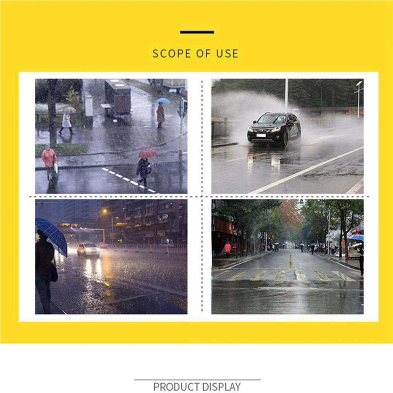 

【SEE】40 Pairs Waterproof Thick Plastic Disposable Rain Shoe Covers High-Top Anti-Slip For Women Men