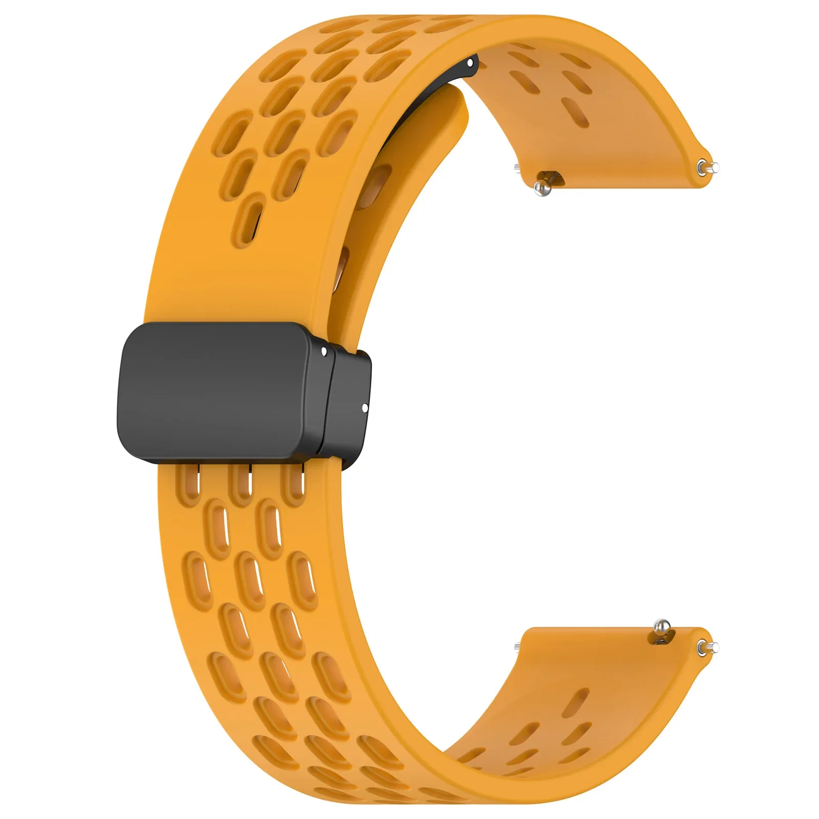 Silicone Watch Band For Garmin Venu 2 Plus Sq Vivoactive 3 4 5/Forerunner 255 645 158/55/245 music Magnetic Buckle Strap