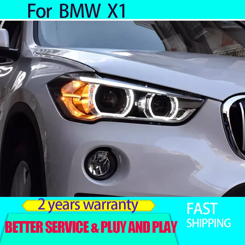 

Car Styling for 2016-2019 BMW X1 headlight F48 with high-end LED daytime running lights