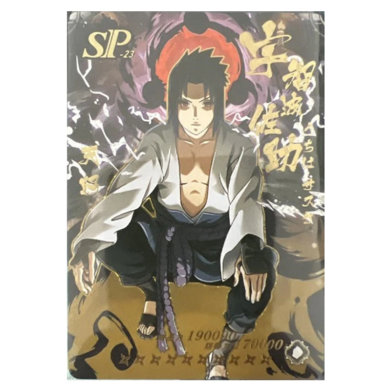 Anime NARUTO Rare SP Refraction Foil Jiraiya Orochimaru Haruno Sakura Kakashi Toys for boys Collectible Cards Birthday Present