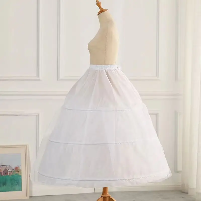 Jupons de robe de Rhpour robes de mariée, 3 cerceaux élastiques, 1 niveau, sous-jupe, crinoline, accessoires de mariage personnalisés, 2025