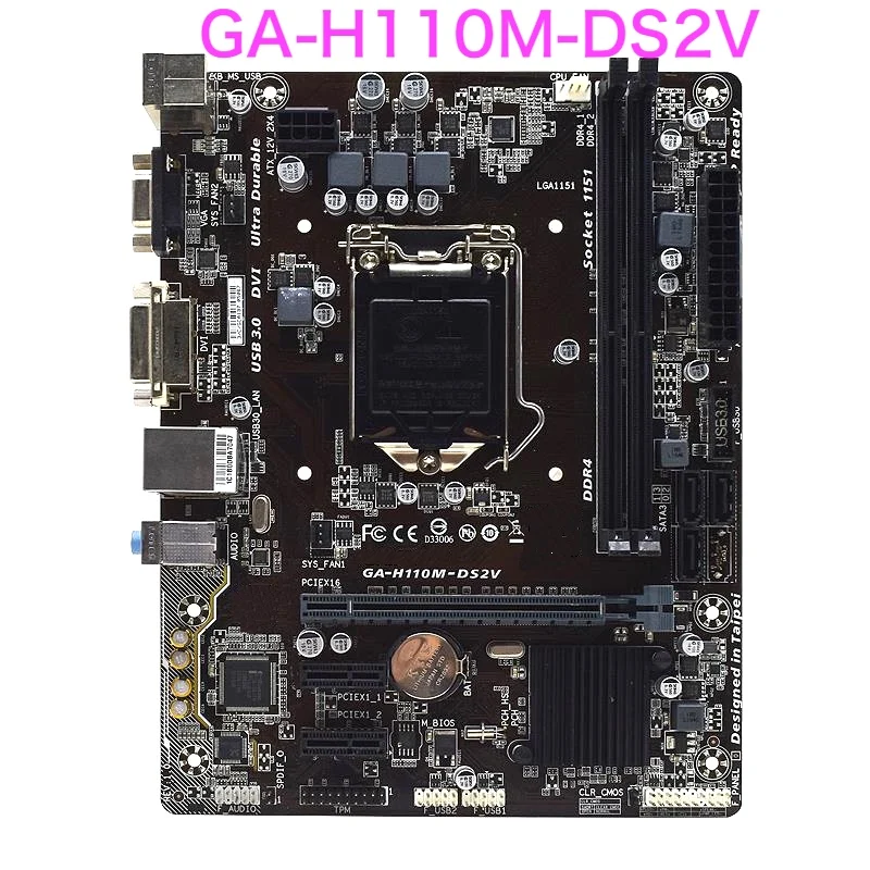 

Suitable For Gigabyte GA-H110M-DS2V Desktop Motherboard H110M DS2V LGA 1151 DDR4 Mainboard 100% Tested OK Fully Work